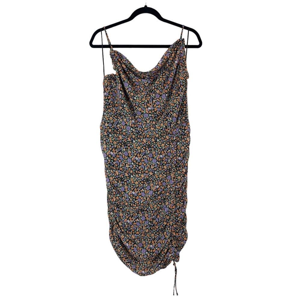 ASTR the Label dress floral tie mini ruched X-Large